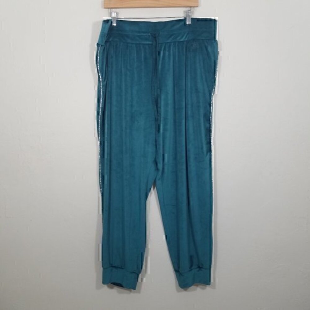 Victoria's Secret ON POINT Velvet Jogger Pants Green Size XXL